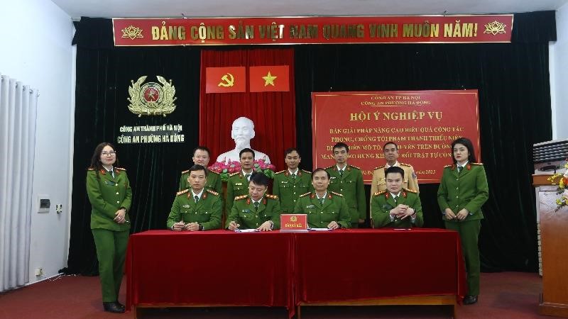 Phường Hà Đông tìm giải pháp phòng ngừa, ngăn chặn thanh thiếu niên gây rối trật tự công cộng tại địa bàn giáp ranh