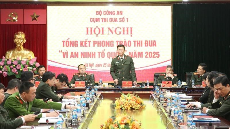 Cụm thi đua số 1, Bộ Công an: Tổng kết phong trào thi đua “Vì An ninh Tổ quốc” năm 2025