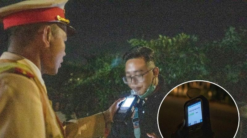 Hà Nội: Xử phạt hơn 800 trường hợp vi phạm nồng độ cồn trong 3 ngày cuối tuần