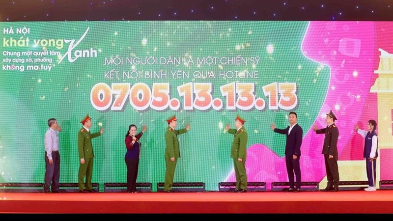 Hà Nội: Công bố hotline tố giác tội phạm ma tuý