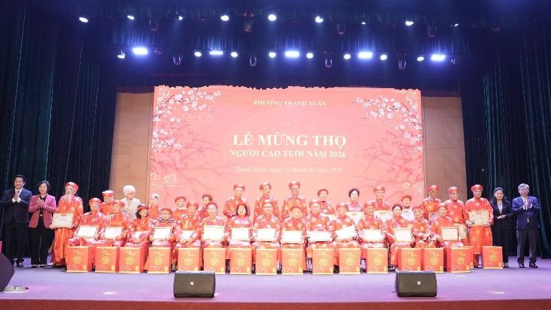 Phường Thanh Xuân tổ chức Ngày hội An sinh xã hội “Xuân Nhân Ái - Tết Bính Ngọ 2026