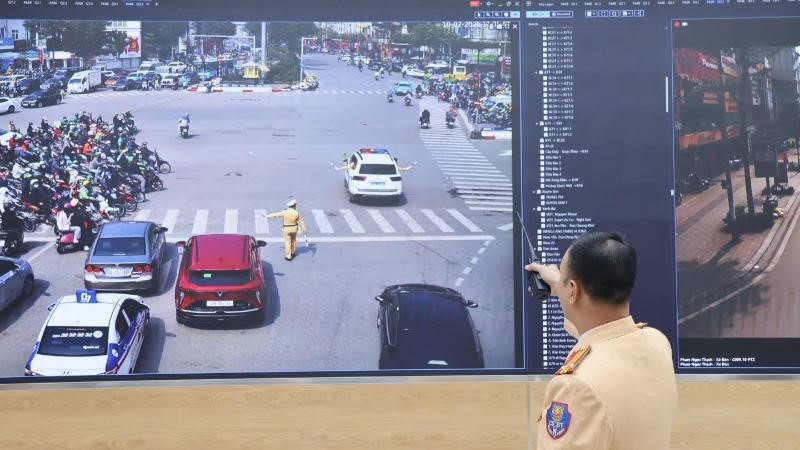 Camera AI “gỡ nút thắt” trật tự đô thị và giao thông Thủ đô