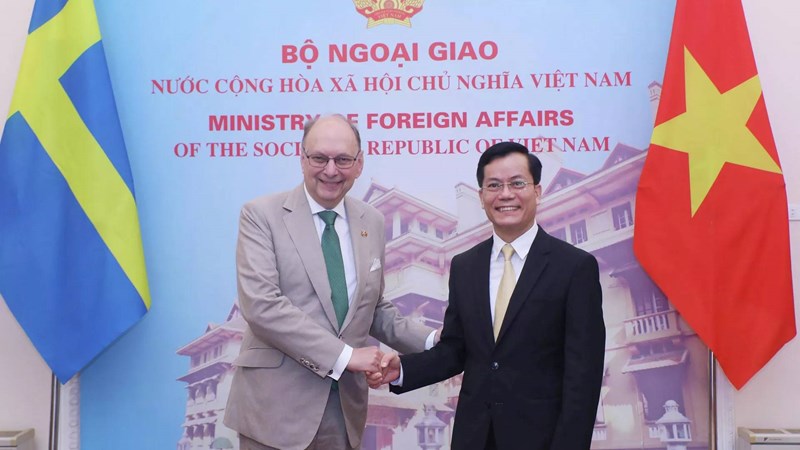 Thứ trưởng Ngoại giao Thụy Điển chính thức sang thăm Việt Nam