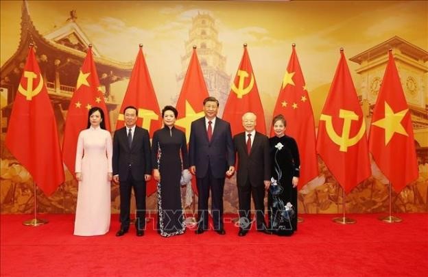 Chiêu đãi trọng thể chào mừng Tổng Bí thư, Chủ tịch nước Trung Quốc và Phu nhân