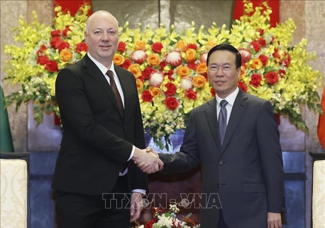 Chủ tịch nước Võ Văn Thưởng tiếp Chủ tịch Quốc hội Bulgaria