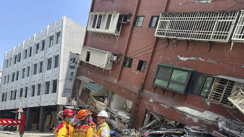 Hình ảnh trận động đất mạnh nhất 25 năm qua ở Đài Loan
