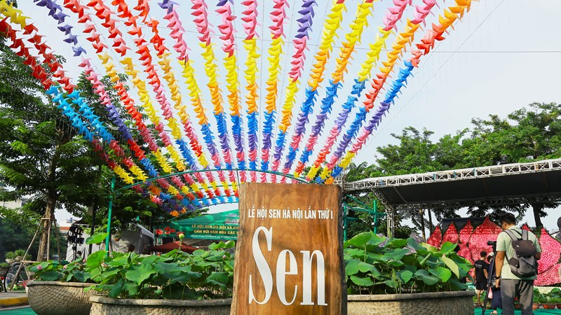 Lễ hội Sen Hà Nội 2024 đã sẵn sàng cho đêm khai mạc