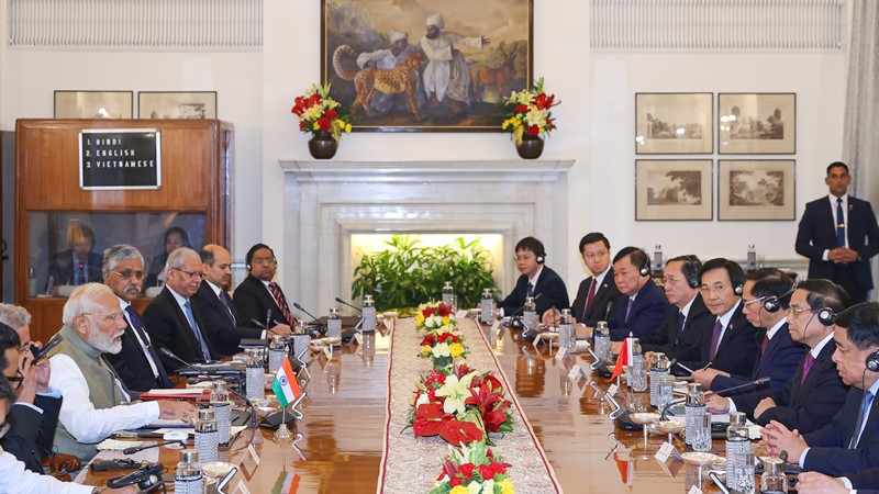 Quan hệ Việt Nam-Ấn Độ ngày càng phát triển mạnh mẽ