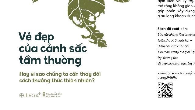 Thay đổi cách thưởng thức thiên nhiên thông qua cuốn sách “Vẻ đẹp của cảnh sắc tầm thường“
