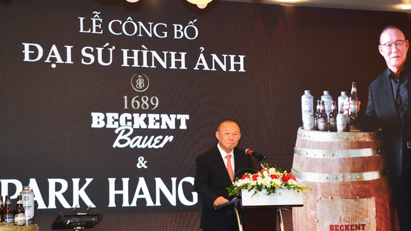 HLV Park Hang Seo trở thành gương mặt đại diện cho một thương hiệu nổi tiếng tại Việt Nam