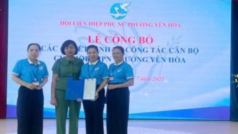 Hội phụ nữ phường Yên Hòa: Phát huy tinh thần đoàn kết, đổi mới trong hoạt động 