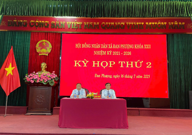 HĐND xã Đan Phượng tổ chức kỳ họp thứ Hai: Nhiều nội dung quan trọng về phát triển kinh tế - xã hội 