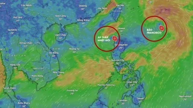 Xuất hiện ATNĐ đang tiến về Biển Đông và cơn bão thứ 7 trên Tây Bắc Thái Bình Dương