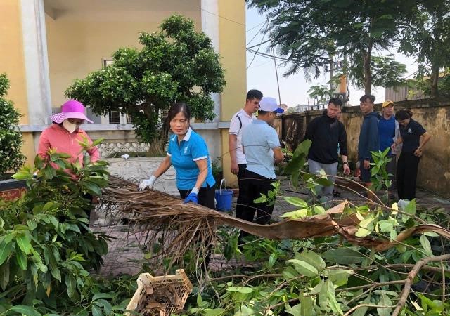 Đan Phượng – Liên Minh đồng loạt ra quân tổng vệ sinh môi trường