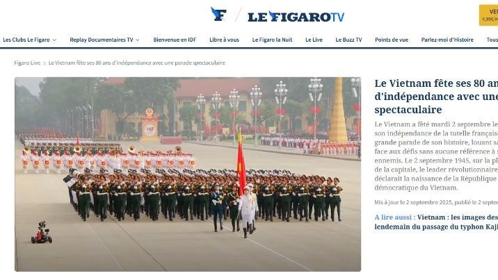 80 năm Quốc khánh: Dấu ấn sự kiện trọng đại qua góc nhìn truyền thông quốc tế
