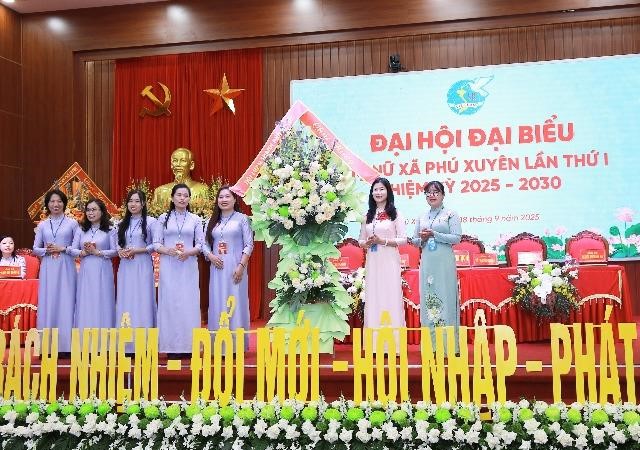 Đại hội đại biểu Phụ nữ xã Phú Xuyên: Đoàn kết, đổi mới, chuyển mình mạnh mẽ trong kỷ nguyên số