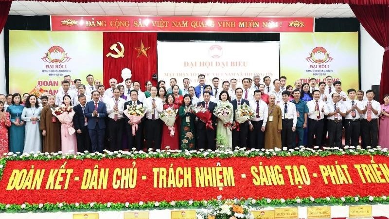 Đại hội đại biểu Uỷ ban Mặt trận Tổ quốc xã Thường Tín thành công tốt đẹp