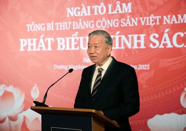 Phát biểu của Tổng Bí thư Tô Lâm tại đại học Oxford