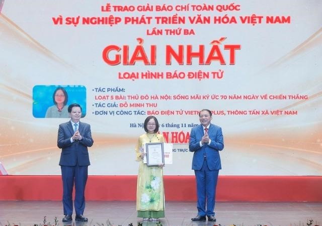 Báo chí đồng hành cùng phát triển văn hóa dân tộc