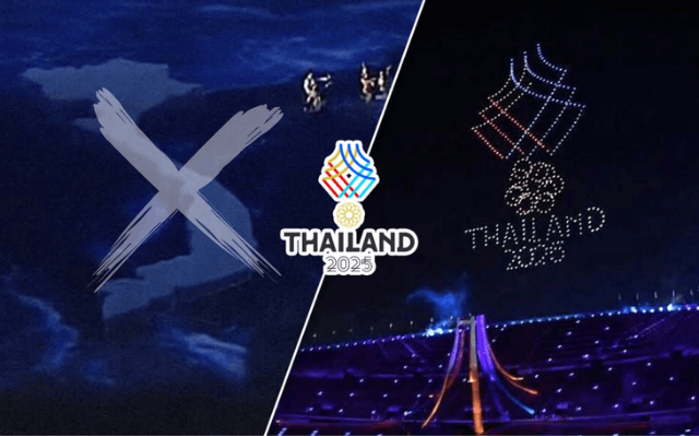 Thiếu Hoàng Sa, Trường Sa trên bản đồ Việt Nam trong lễ khai mạc SEA Games 33