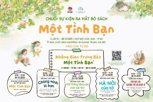 Vẻ đẹp lấp lánh của tình bạn qua sách tranh thiếu nhi