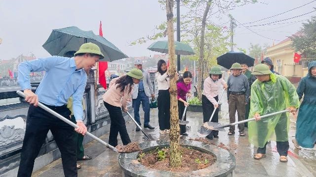 Xã Phúc Thọ đặt mục tiêu trồng 5.000 cây xanh năm 2026