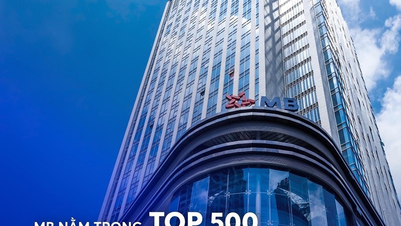 MB nằm trong TOP 500 doanh nghiệp lớn nhất Đông Nam Á