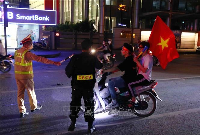 Hà Nội: Xử lý các trường hợp chạy xe quá khích mừng Đội tuyển U23 Việt Nam