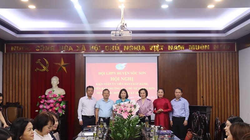 Sóc Sơn: Kiện toàn chức danh Chủ tịch Hội LHPN huyện khóa XI, nhiệm kỳ 2021-2026