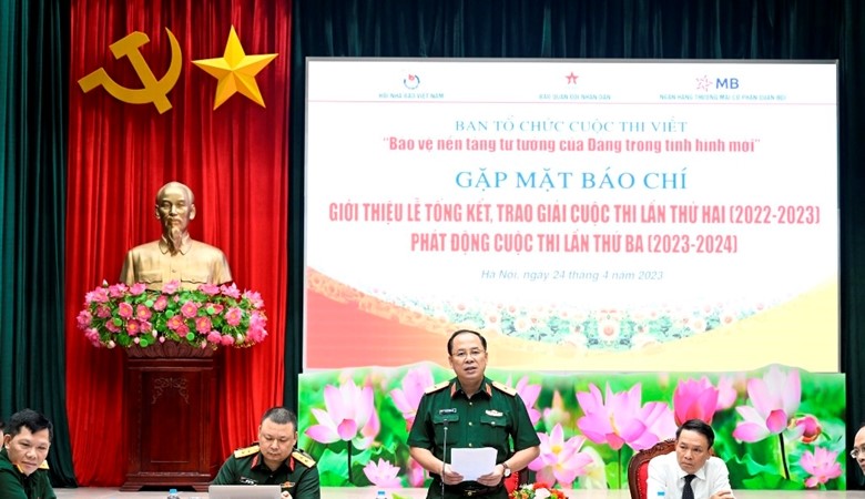 Lễ tổng kết và trao giải Cuộc thi “Bảo vệ nền tảng tư tưởng của Đảng trong tình hình mới” dự kiến vào dịp kỷ niệm 30/4