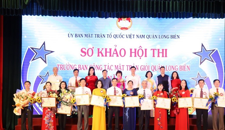 Quận Long Biên: Tổ chức thành công sơ khảo hội thi “Trưởng Ban công tác Mặt trận giỏi”  năm 2023