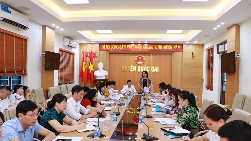 Hội LHPN Hà Nội: Giám sát thực hiện công tác phụ nữ và bình đẳng giới tại huyện Quốc Oai