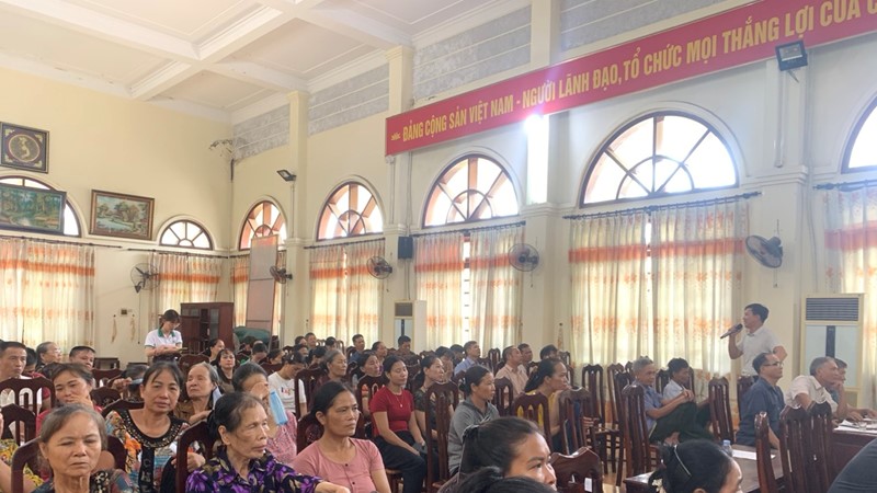  Tập huấn quy trình phân loại, xử lý rác thải sinh hoạt tại hộ gia đình hội viên 