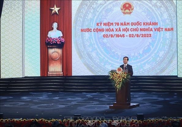 Chủ tịch nước Võ Văn Thưởng chủ trì Chương trình kỷ niệm 78 năm Quốc khánh 2/9