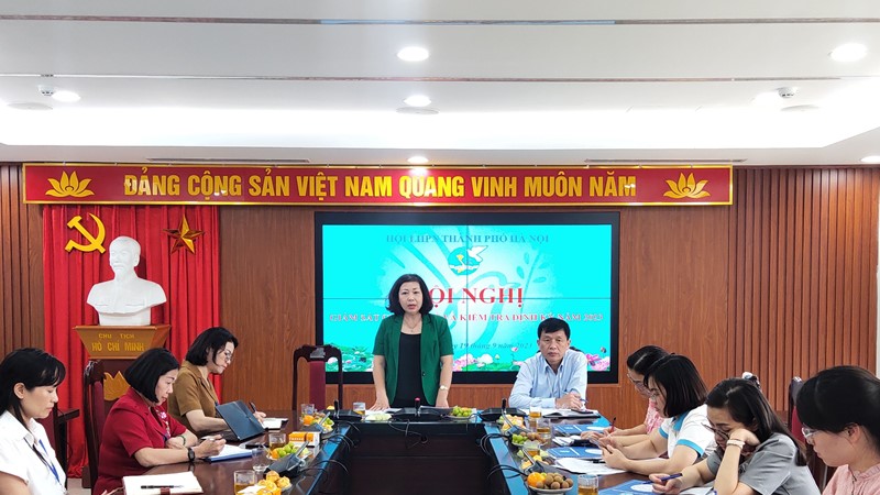 Giám sát chuyên đề và kiểm tra thực hiện Điều lệ Hội năm 2023 tại huyện Gia Lâm và Long Biên