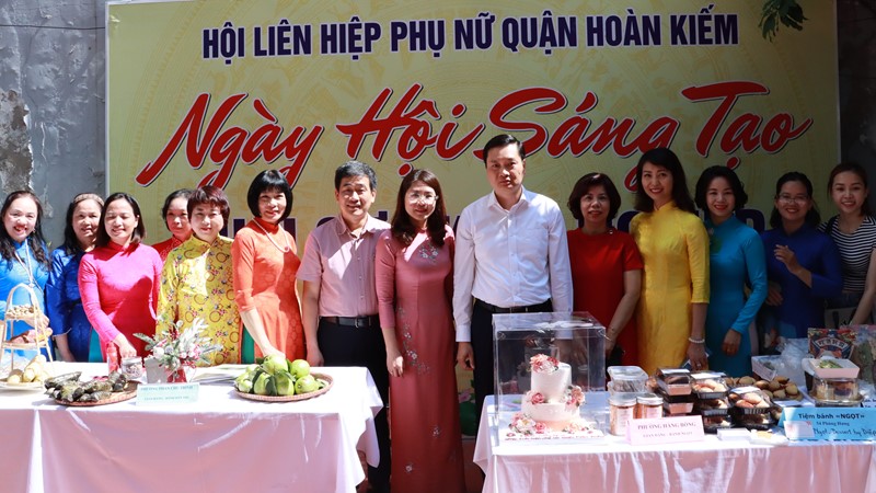 Sôi nổi Ngày hội Phụ nữ Hoàn Kiếm sáng tạo khởi nghiệp năm 2023
