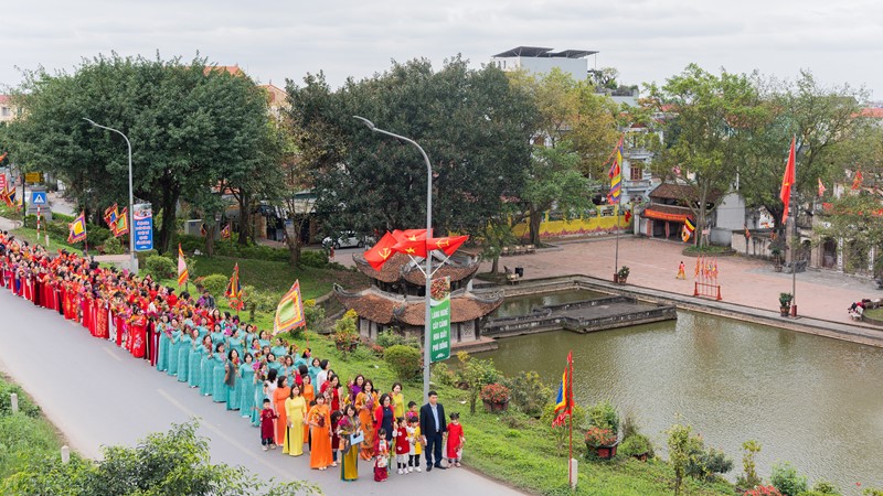 Hội LHPN huyện Gia Lâm: “Hương sắc tháng ba” lan tỏa vẻ đẹp áo dài Việt Nam 