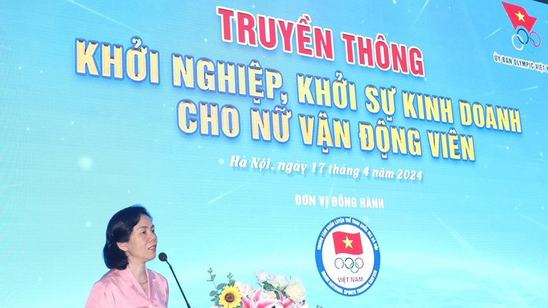 Hội LHPN Việt Nam hỗ trợ các nữ vận động viên có thêm kiến thức và kỹ năng khởi nghiệp