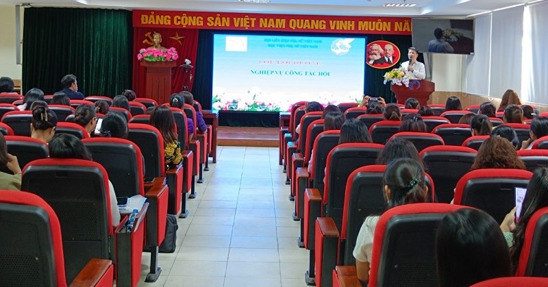 Học viện Phụ nữ Việt Nam: Tổ chức lớp bồi dưỡng nghiệp vụ công tác Hội năm 2024