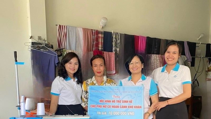 Hỗ trợ sinh kế cho hội viên phụ nữ có hoàn cảnh khó khăn tại huyện Mỹ Đức