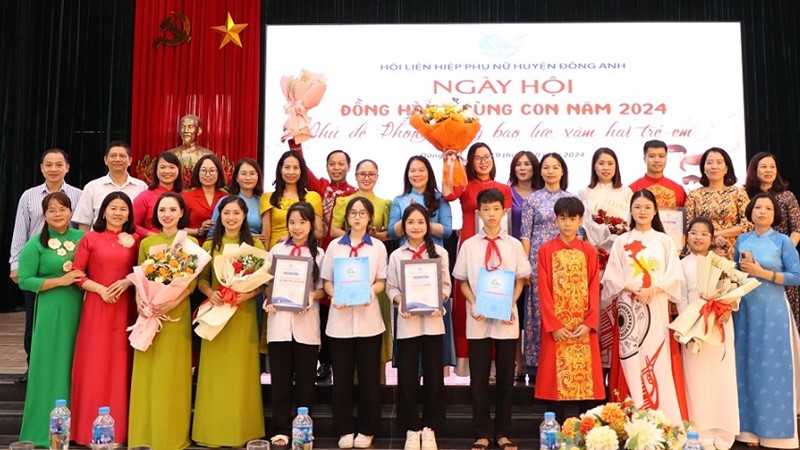 Hội LHPN huyện Đông Anh: "Đồng hành cùng con" phòng chống bạo lực, xâm hại trẻ em