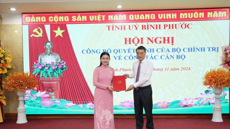 Phó Chủ tịch Hội LHPN Việt Nam Tôn Ngọc Hạnh giữ chức Bí thư Tỉnh ủy Bình Phước