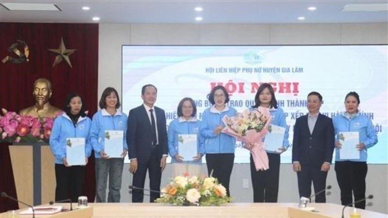 Thành lập Hội LHPN 5 xã mới huyện Gia Lâm