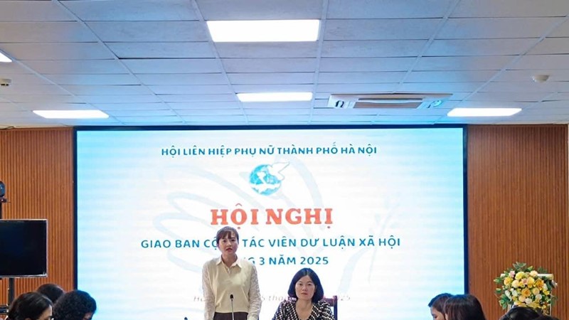 Nắm bắt tình hình tư tưởng, dư luận xã hội trong cán bộ, hội viên phụ nữ