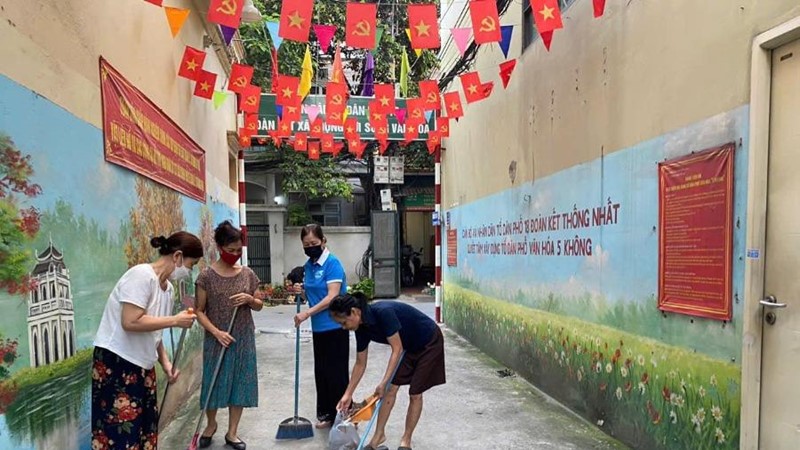 Hội LHPN phường Phương Liệt, TP Hà Nội: Chỉnh trang các tuyến đường ngõ phố xanh, sạch, đẹp
