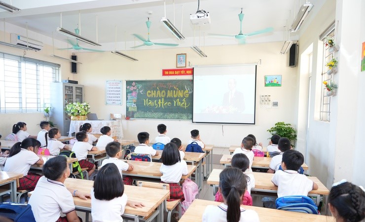 Xã Phù Đổng, TP Hà Nội: Hơn 20.000 học sinh tham dự Lễ khai giảng năm học mới 2025-2026