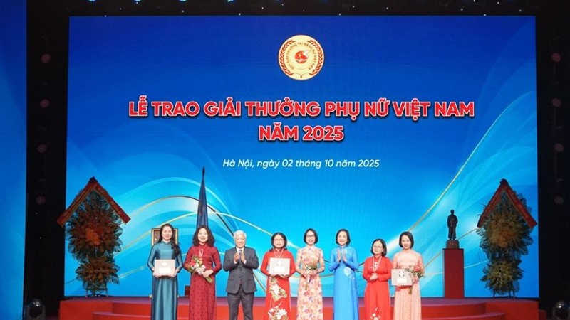 15 tập thể, cá nhân vinh dự nhận Giải thưởng Phụ nữ Việt Nam năm 2025