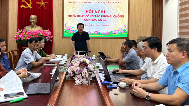 Xã Bát Tràng: Công tác phòng chống bão số 11 theo phương châm “4 tại chỗ“