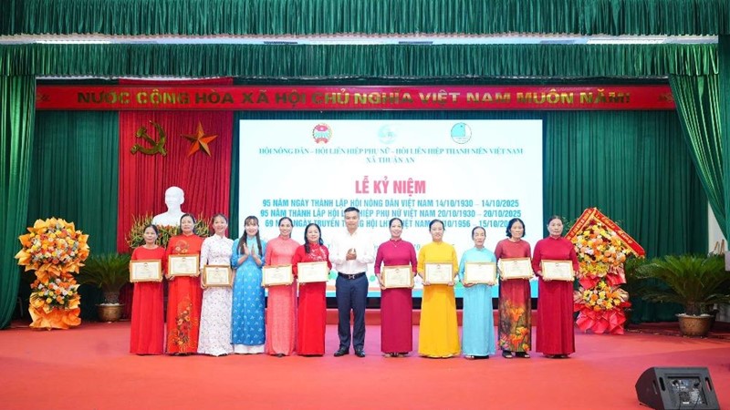 Xã Thuận An tổ chức Lễ kỷ niệm ngày thành lập Hội và khen thưởng các tập thể, cá nhân tiêu biểu