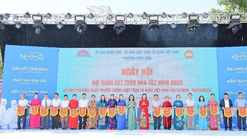 Phường Long Biên nhiều hoạt động ý nghĩa tại Ngày hội Đại đoàn kết toàn dân tộc